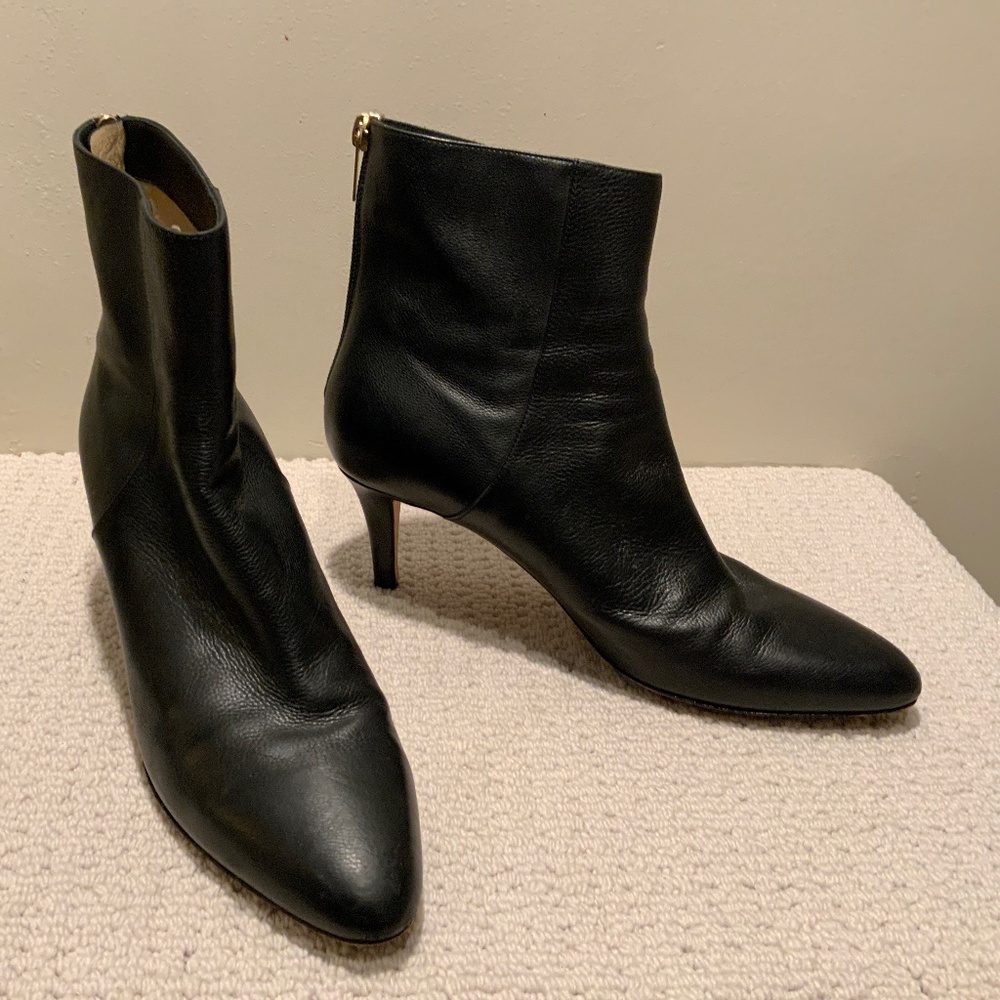 Jimmy Choo Black Leather Bootie